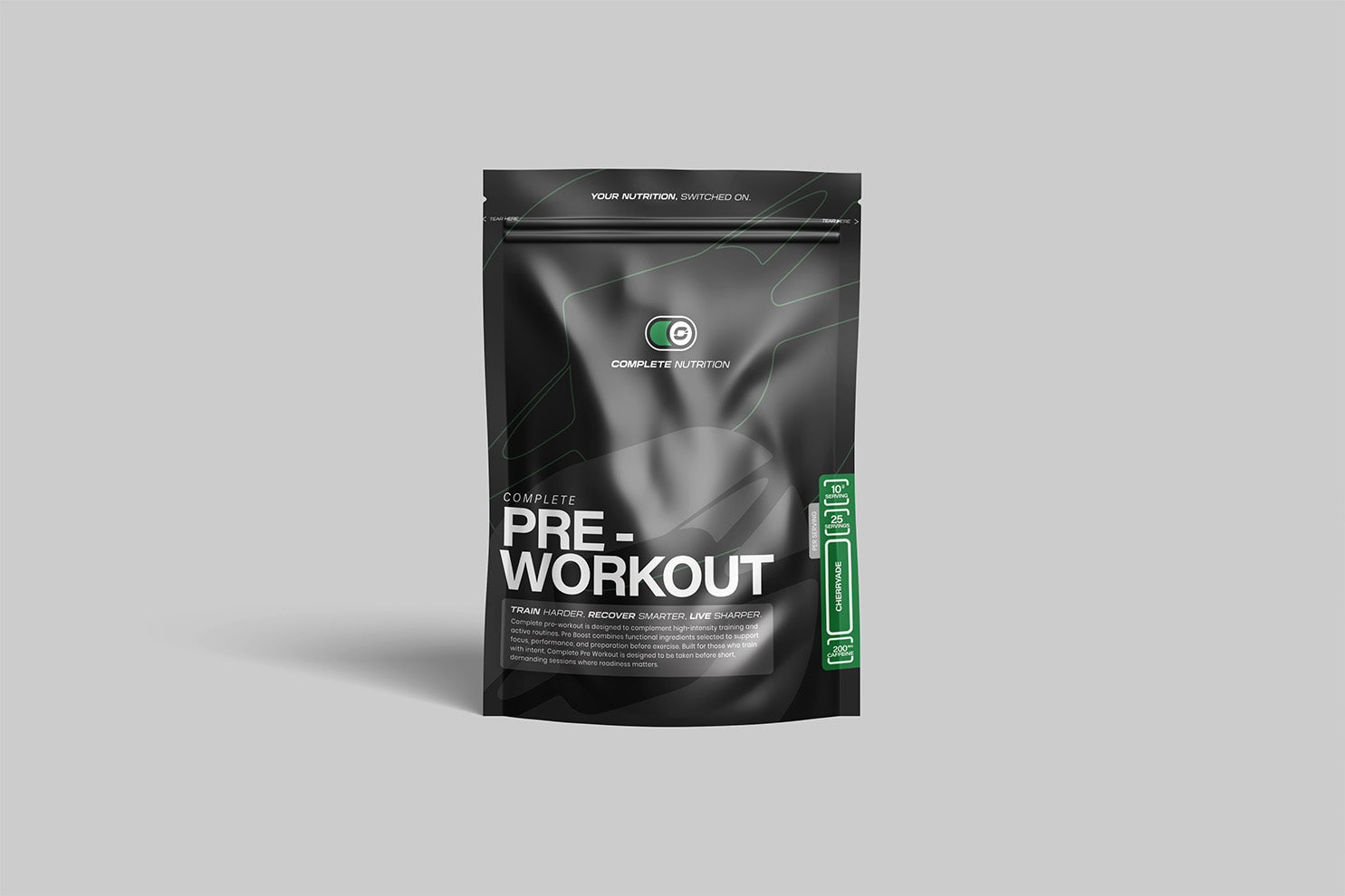 Complete Nutrition Pre Workout 250g - Blue Raspberry