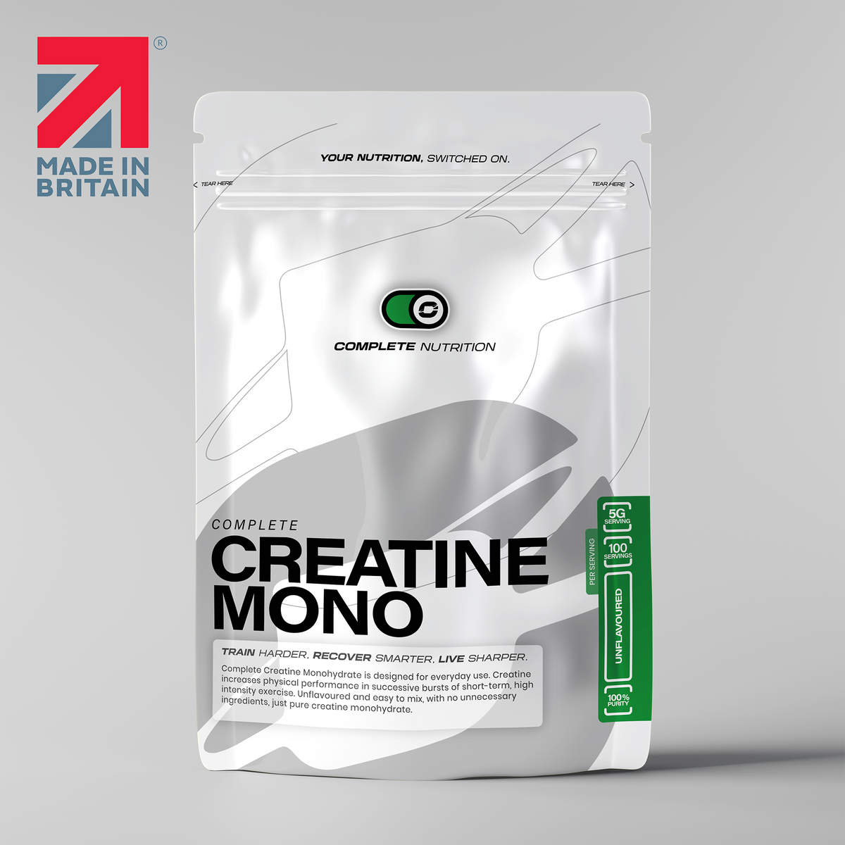 Complete Nutrition Creatine Monohydrate Powder 500g