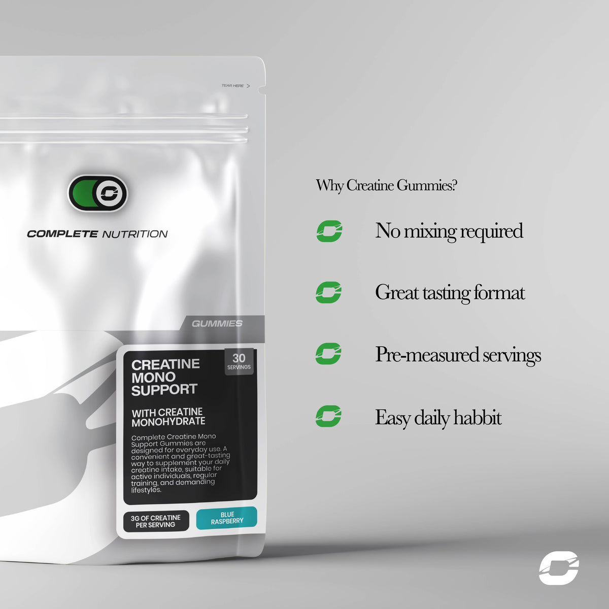 Complete Nutrition Creatine Monohydrate Gummies